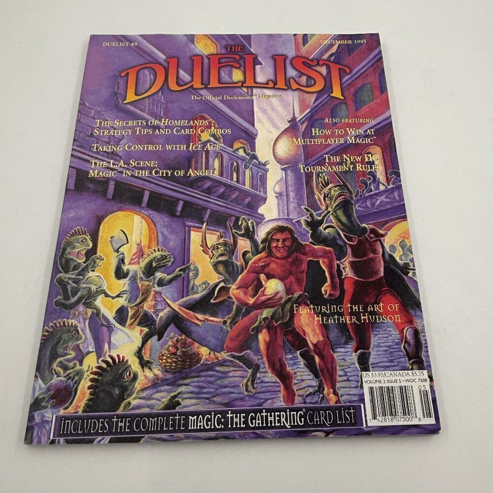 The Duelist - Issue‎ 8 (December 1995) Includes Heather Hudson Art Poster